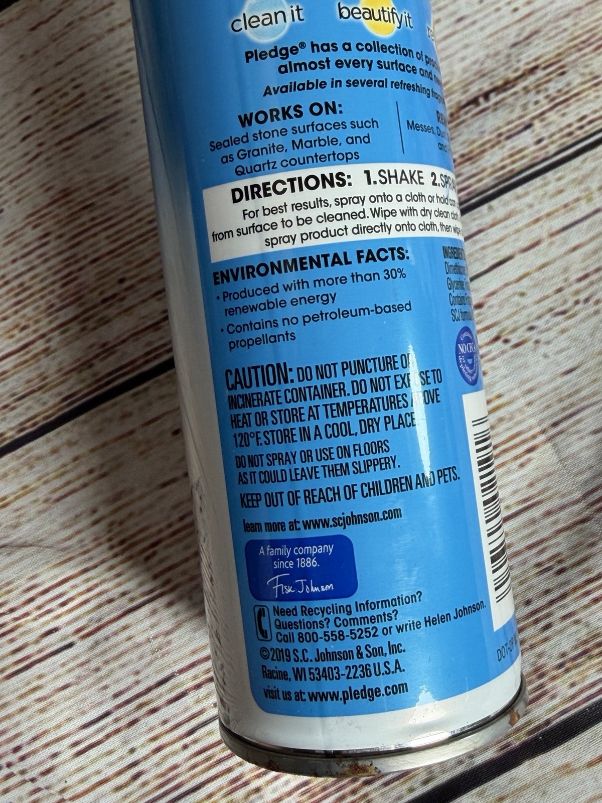 9 Pledge Everyday Cleaner Clean It Granite & Marble Spray CITRUS SUNSHINE 9.7 oz