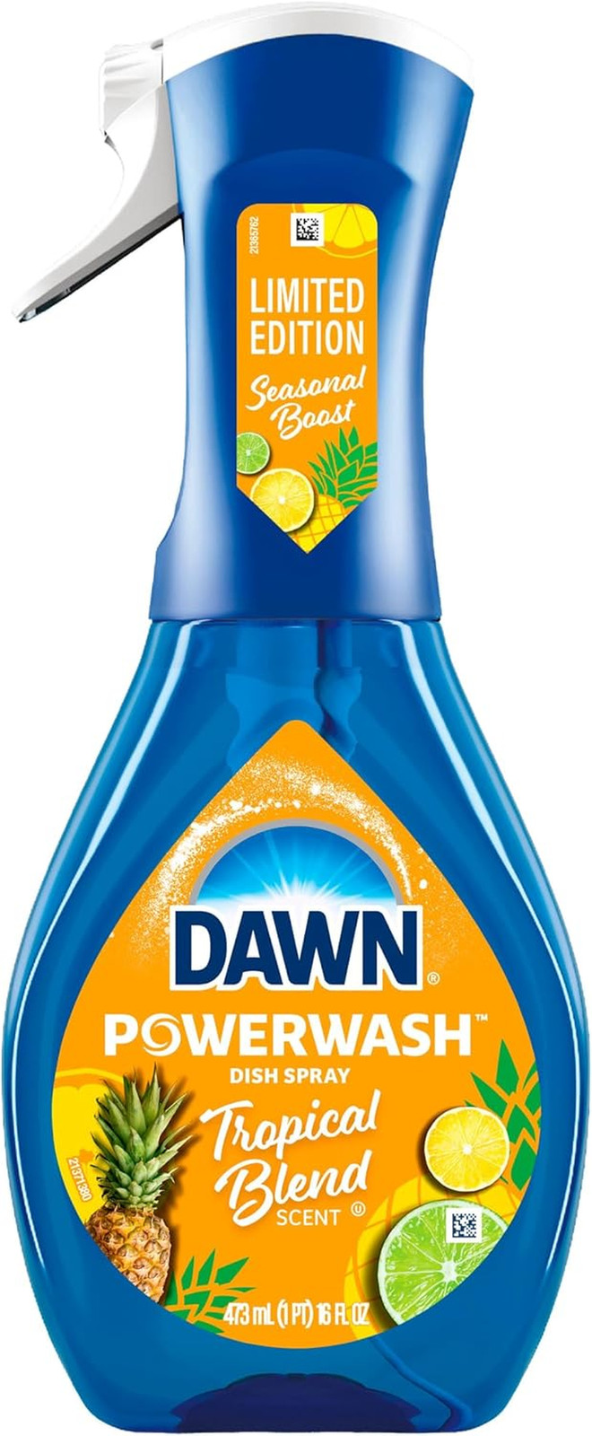 Dawn Dish Soap Spray Tropical Blend Scent, Kitchen Household Essentials, 16 Oz.
