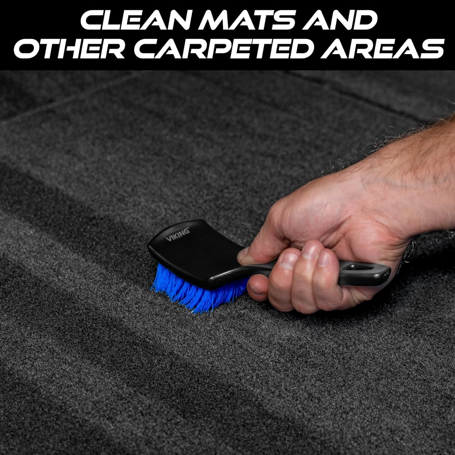 Carpet Cleaning and Scrub Brush for Floor Mats, Cleaning Brush for Car Interior