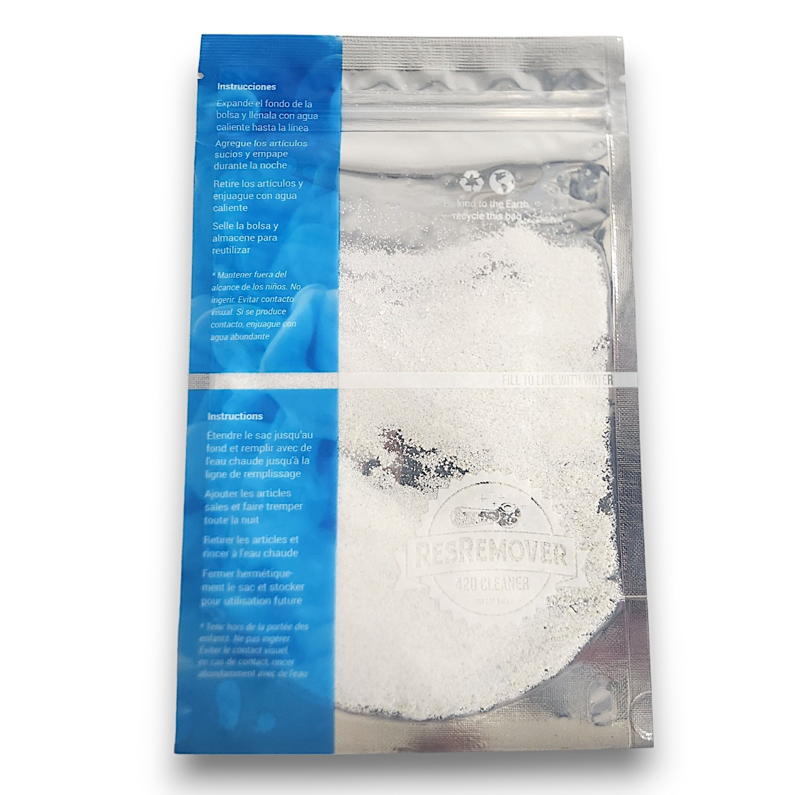 ResRemover SOAK N CLEAN Hand Spoon Bowl Bong Water Pipe Cleaner Cleaning | 8oz