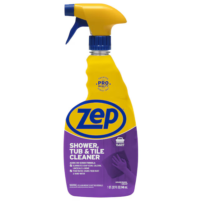 2 PACK Zep 32-fl oz Shower Tub Tile Soap Scum Remover Bathroom Cleaner