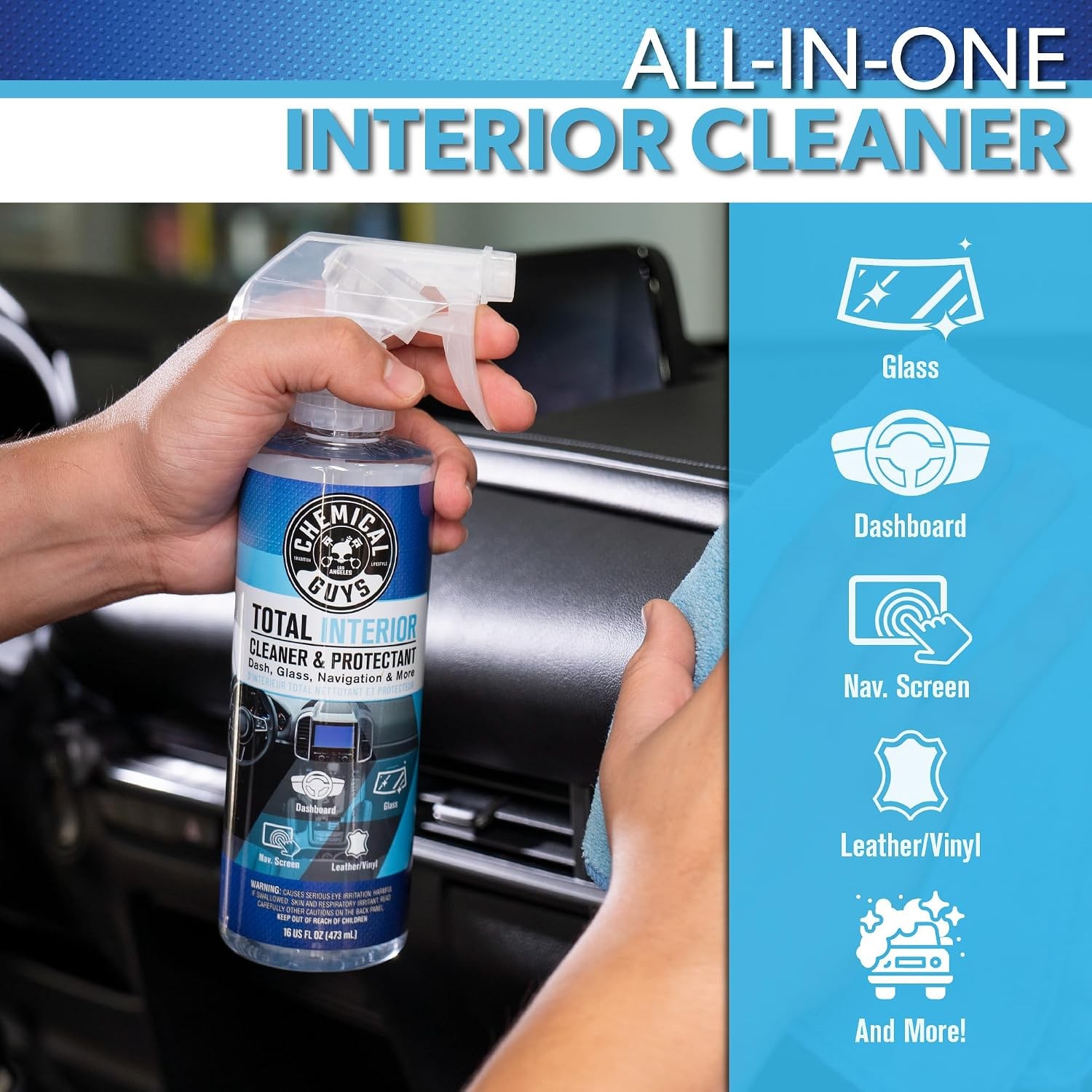 Chemical Guys Total Interior Cleaner & Protectant – Chemical Guys Interior Clean
