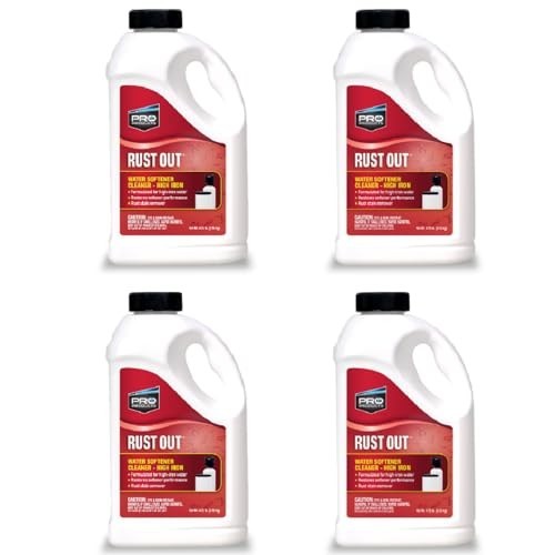 Water Softener Cleaner & Iron Remover – 4.75 lb Bottle, 4 Pack – Rust Removal So