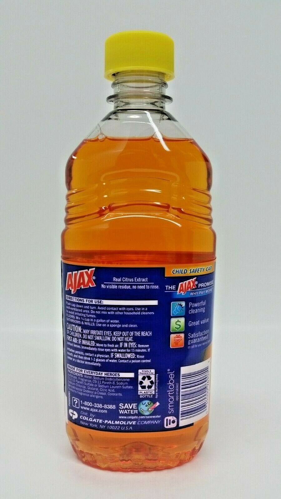 ( LOT 2 Bottles ) Ajax ORANGE All Purpose Cleaner 16.9 oz Ea Bottle