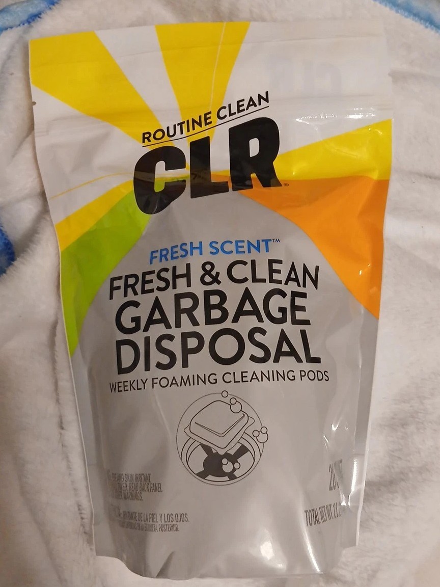CLR Fresh Scent 20 Ct Garbage Disposal Weekly Foaming Cleaning Pods Sealed Pack
