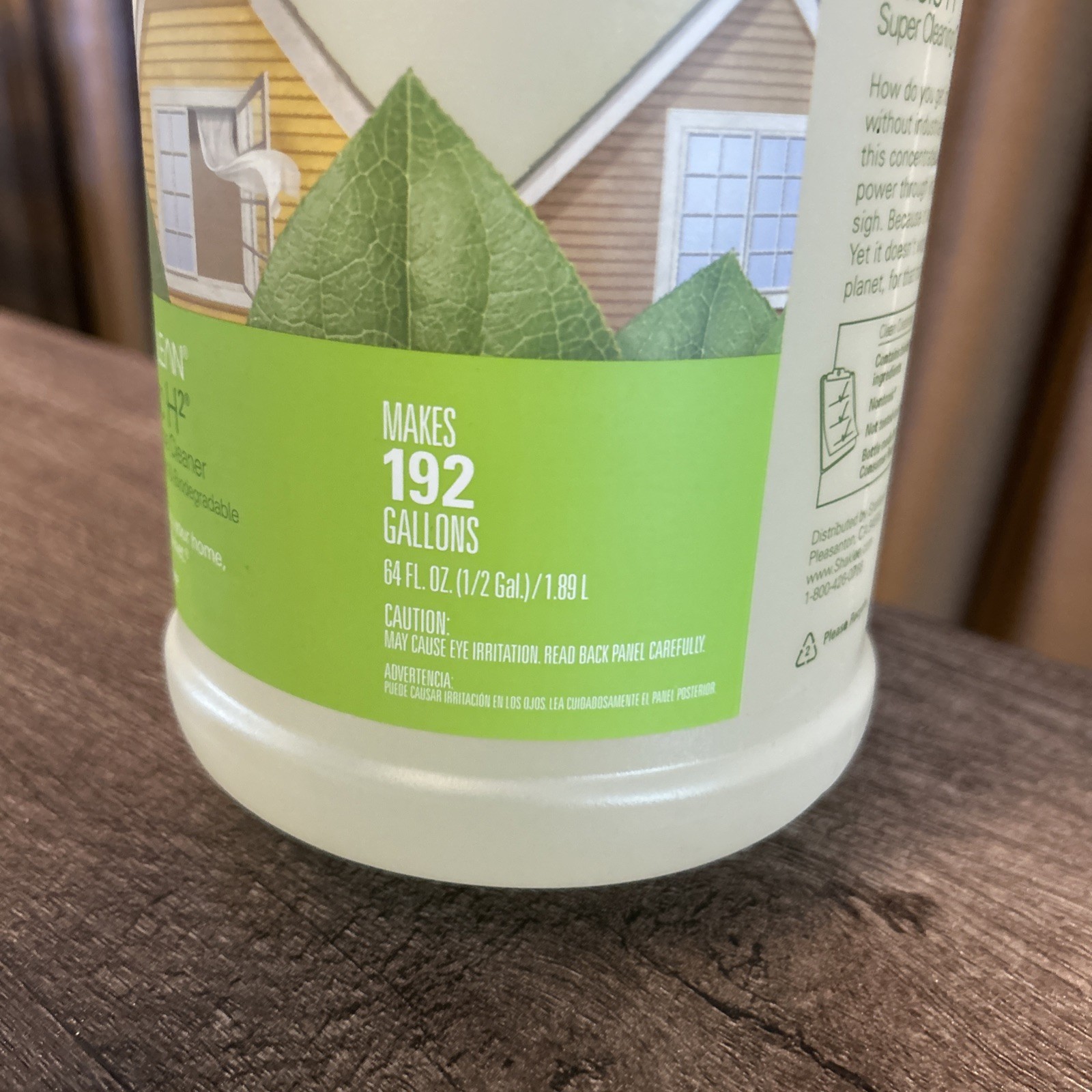Shaklee Get Clean Basic H2 All Purpose Cleaner LARGE 64 Oz! New Sealed