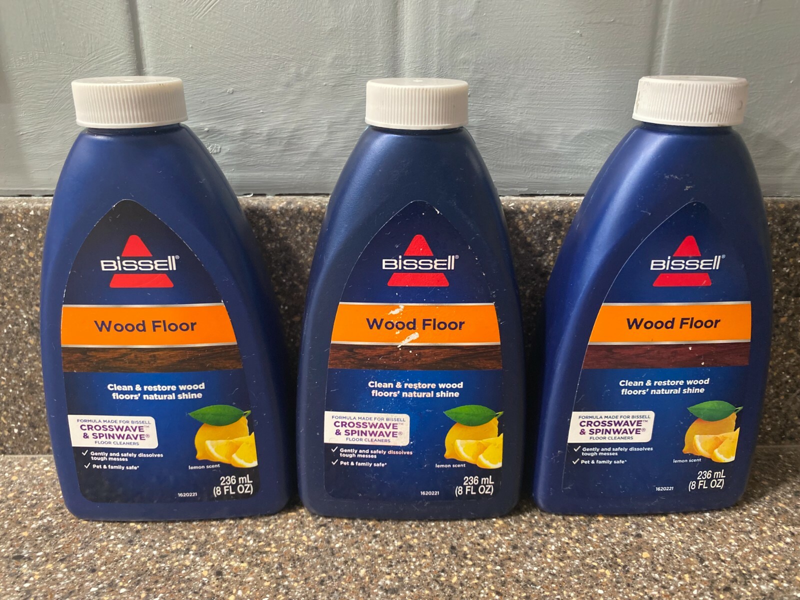 Lot of 3 Bissell Wood Floor Crosswave Spinwave Formula 8 Fl Oz Sealed Bottle