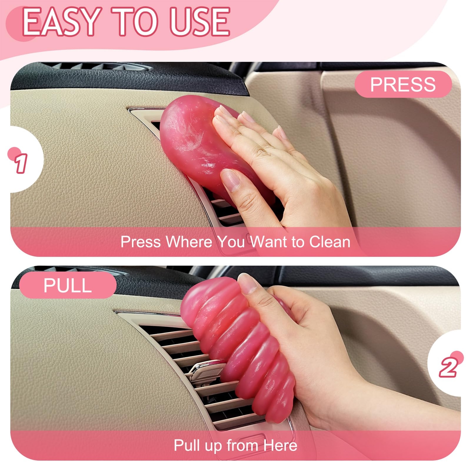 Car Cleaning Gel For Car Cleaning Putty Car Putty Car Interior Cleaner Car Slime