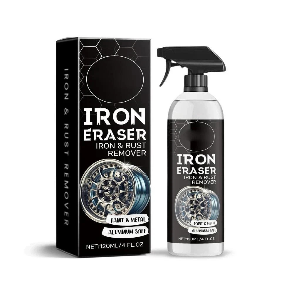 Iron Eraser Rust Remover Spray – Car Wheel Paint Brake Dust Fast Cleaner 120ml