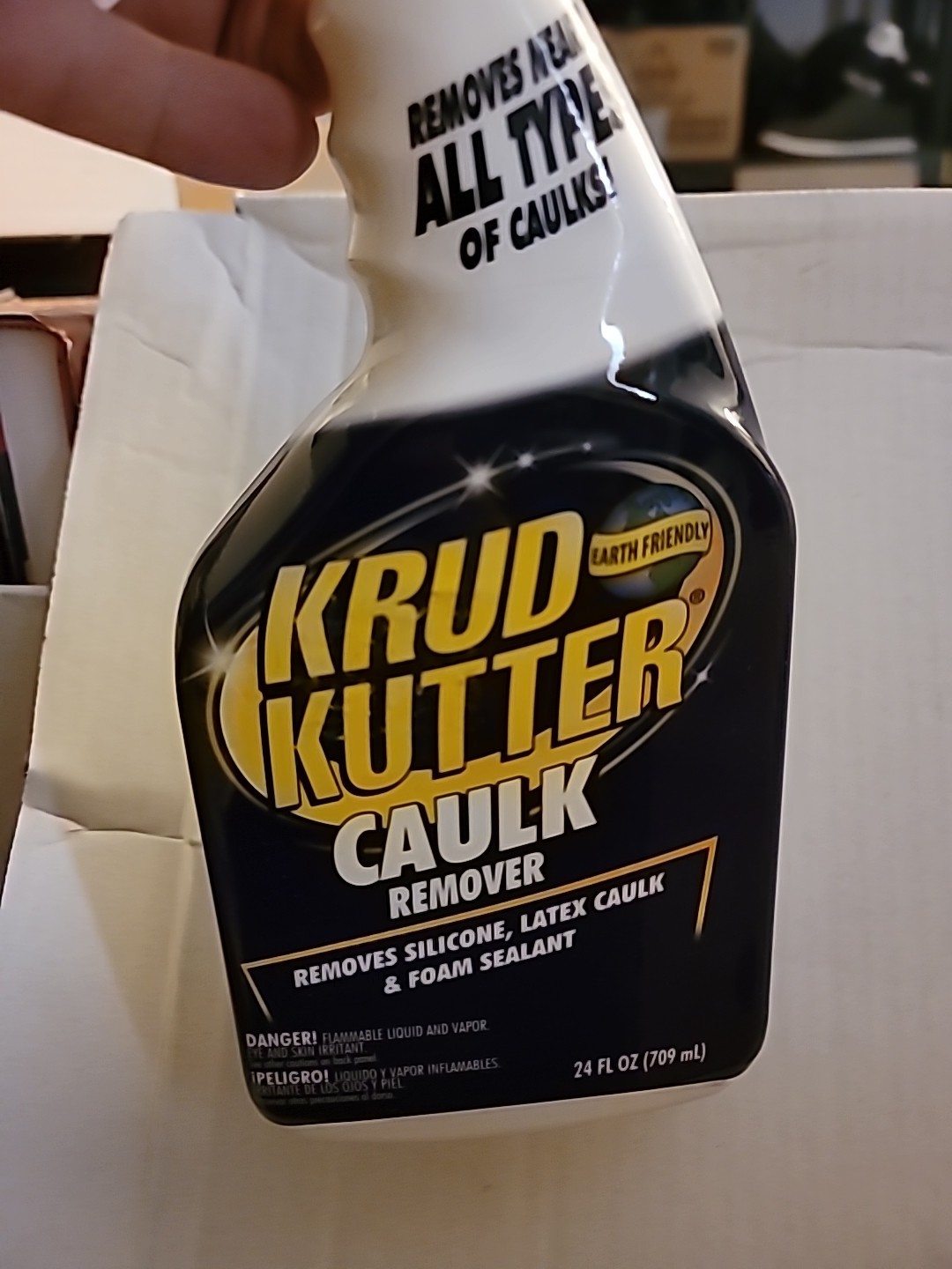 Krud Kutter Caulk Remover Spray, 24 Fl.Oz. Remove Silicon, Latex & Foam Sealant