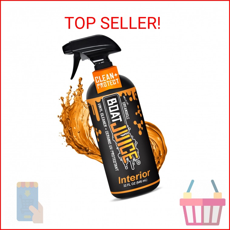 Boat Juice Interior 2-in-1 Vinyl Boat Seat Cleaner & Ceramic UV Protectant Spray