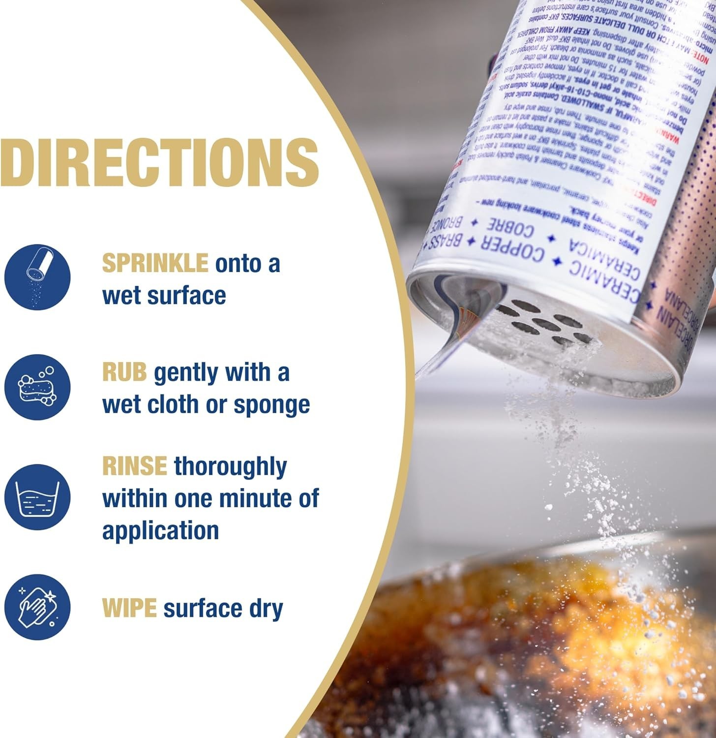 Cookware Cleanser & Polish 2 x 12 oz Stainless Steel Cleaner & Degreaser for …