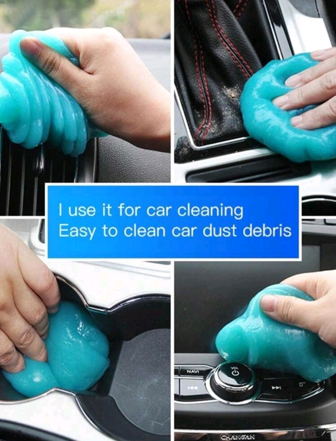 Car Cleaning Gel Magic Dust Remover Glue Remover And Keyboard Auto Cleaning.