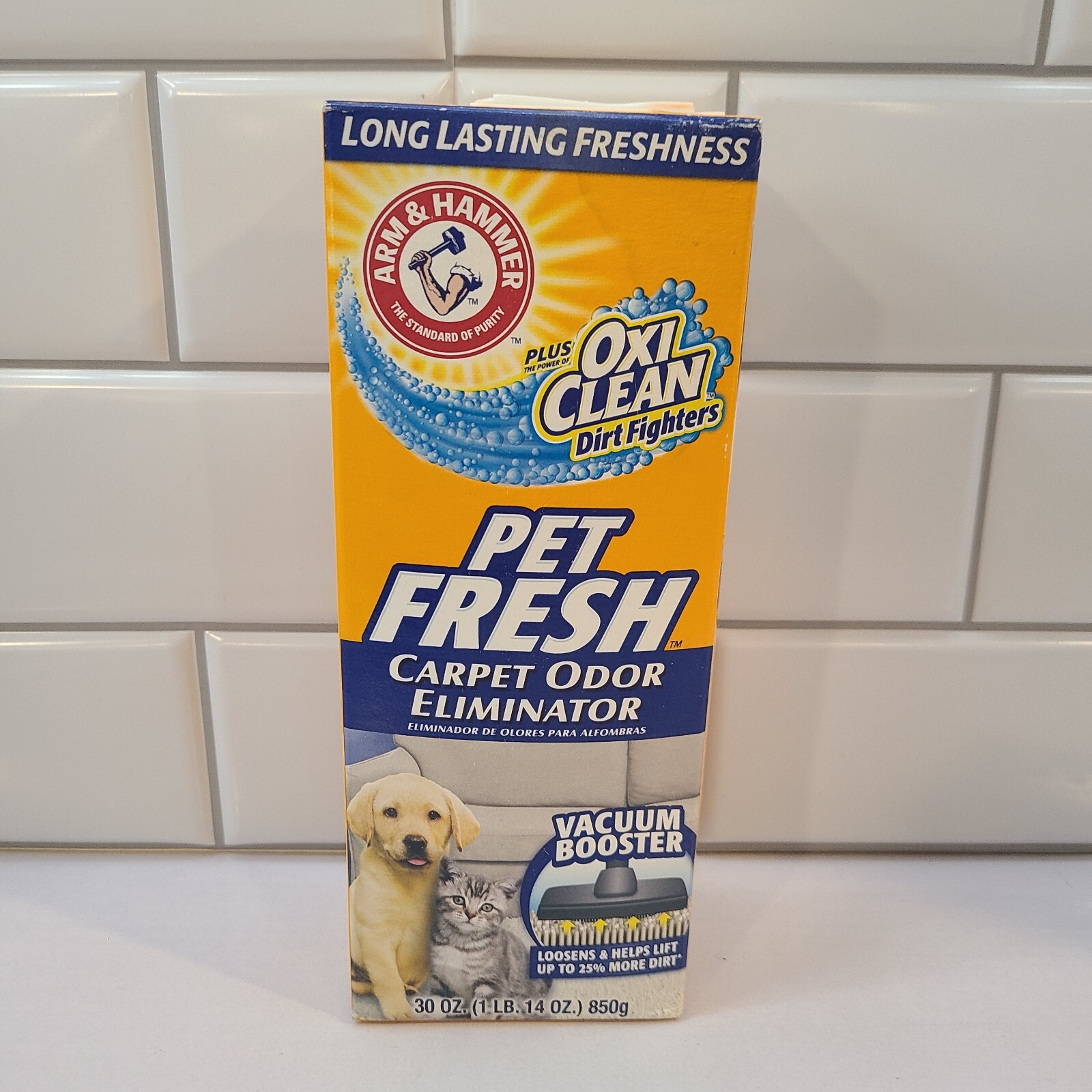 Arm & Hammer Pet Fresh 11534 Powder Form Carpet Room Odor Eliminator 30 oz.