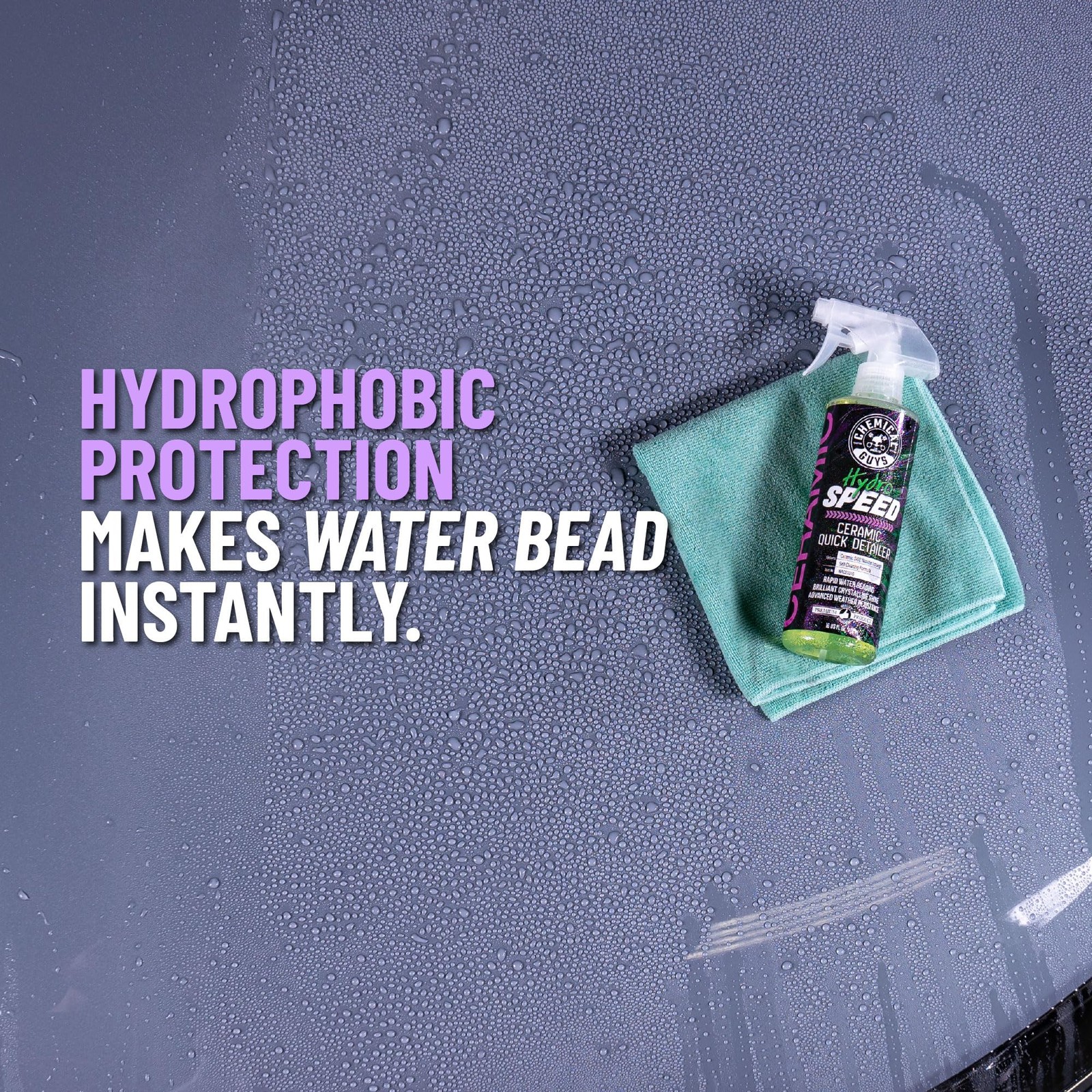 Ceramic Quick Detailer Spray SiO2 Shine Car Detailer Spray HydroSpeed 1 Pc