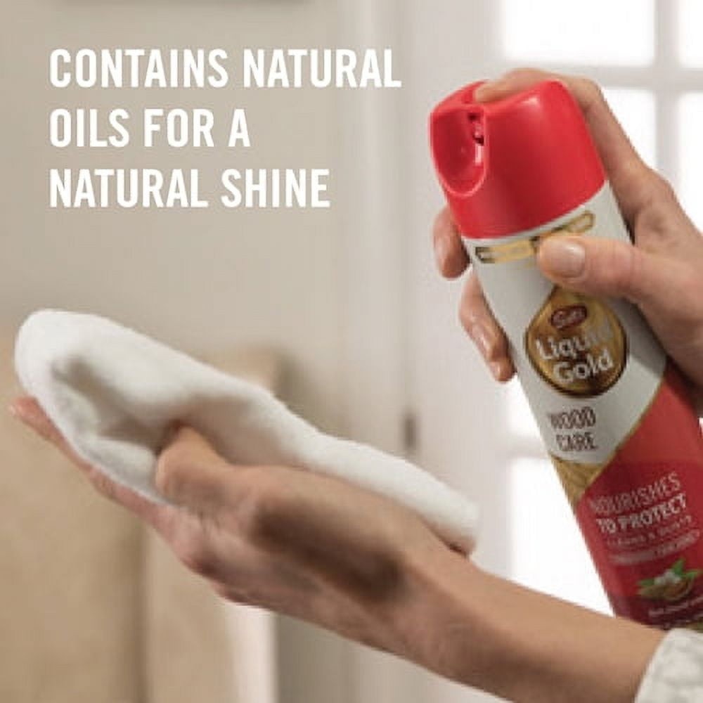 Wood Cleaner Polish and Protector Fresh Almond Scent 11.5 oz.