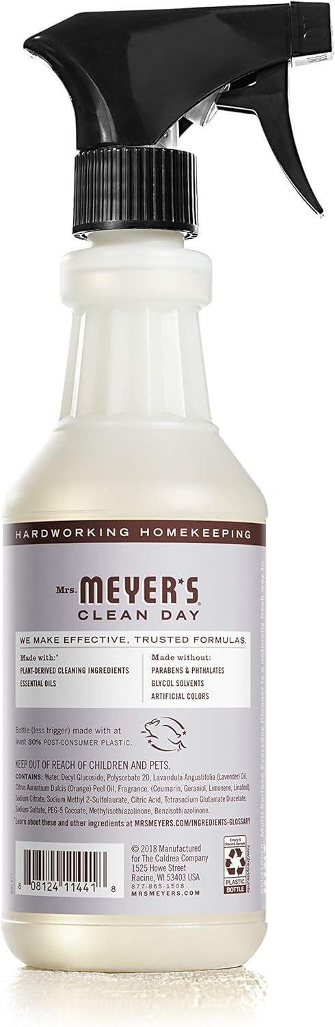 Mrs. Meyer’s Multi-Surface Everyday Cleaner Lavender 16 fl. oz Each (Pack of 6)