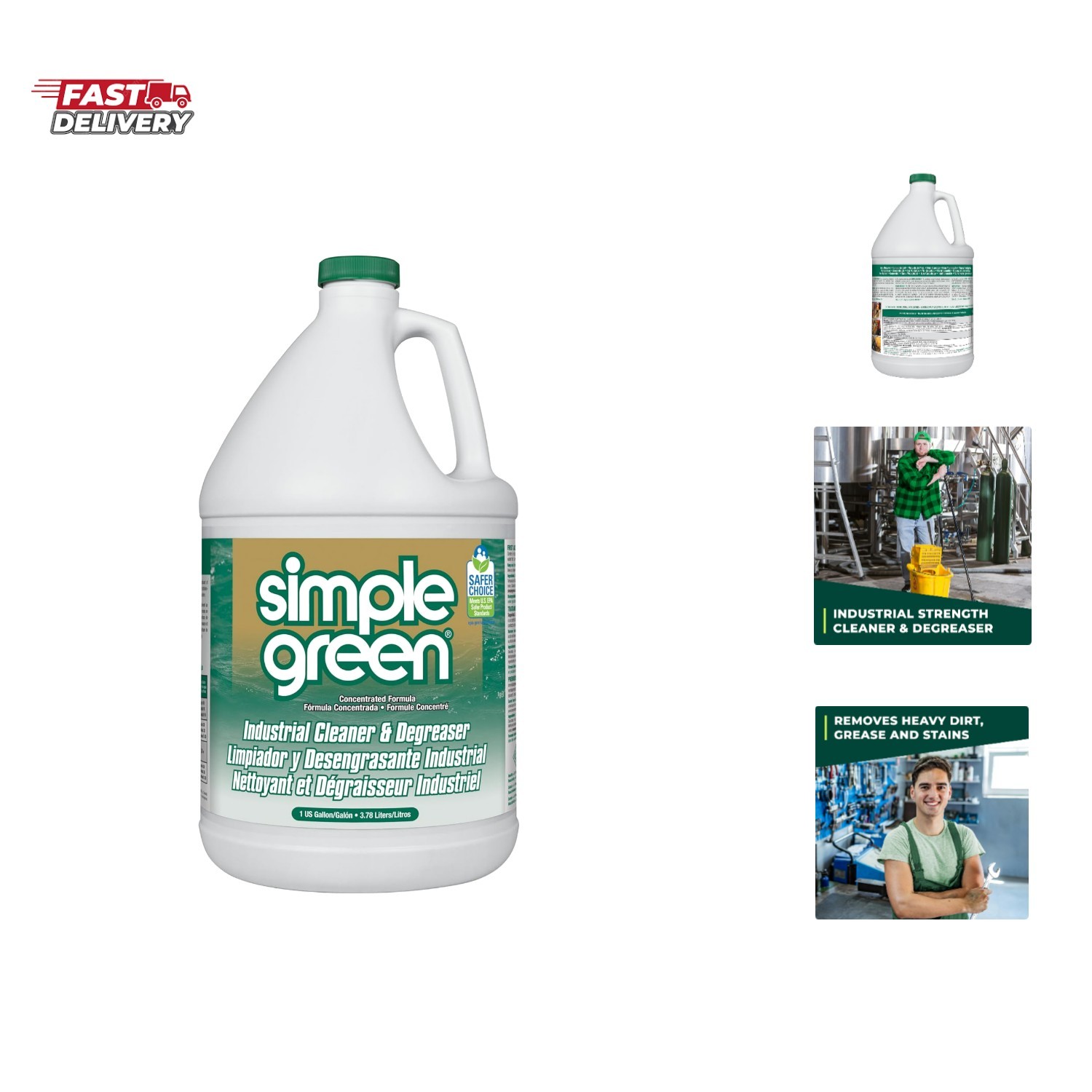 Industrial Cleaner and Degreaser, 128 Oz. 13005