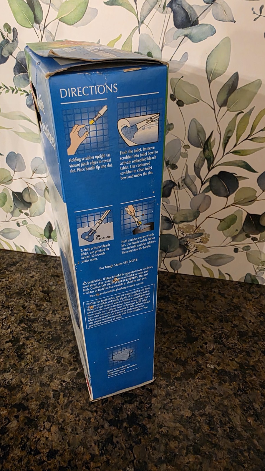 Scotch Brite 6 Disposable Scrubber Refills Toilet Cleaning System Discontinued