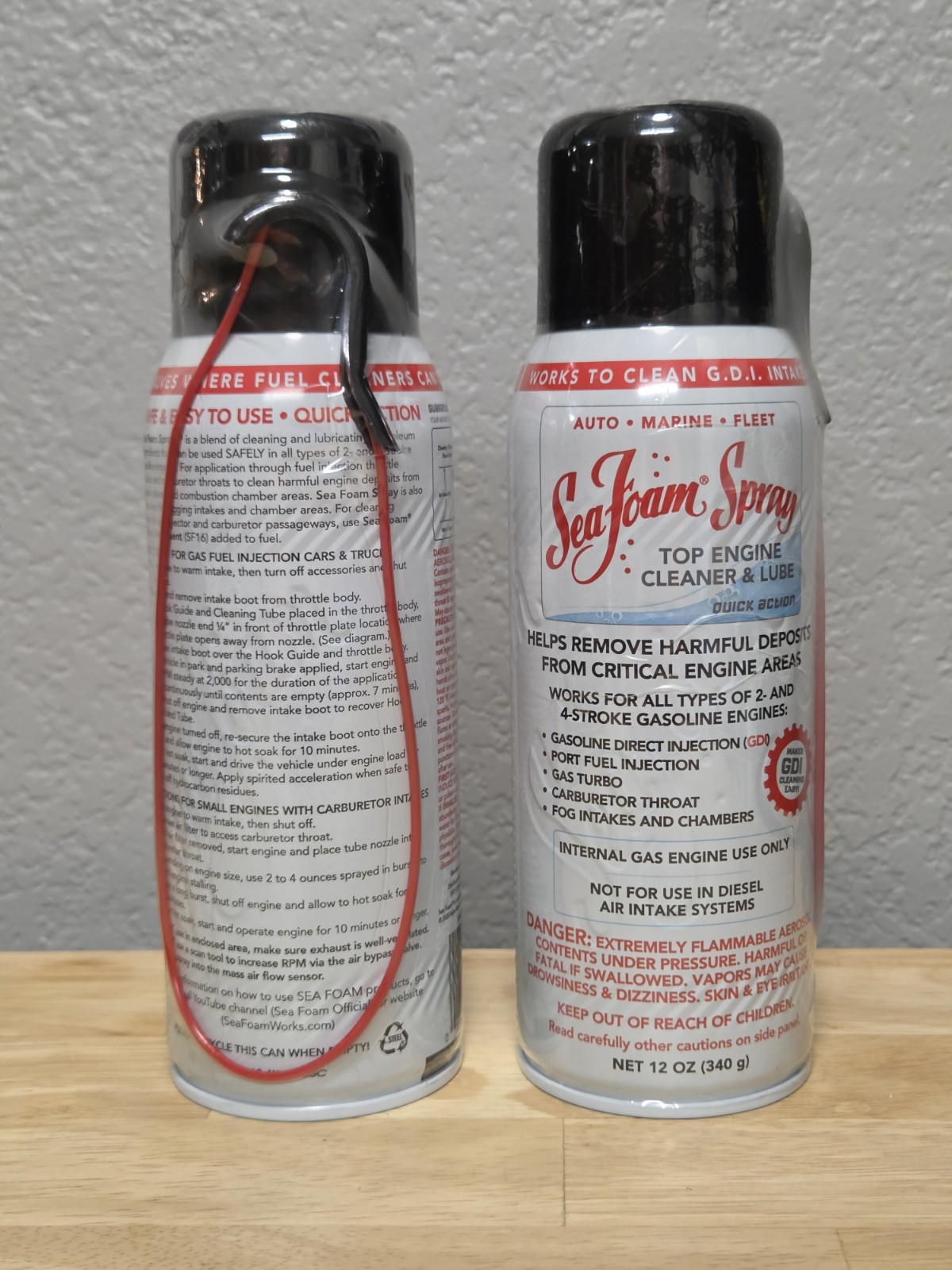 2 Pk. Sea Foam SS12 Cleaner and Lube Spray, 12 oz