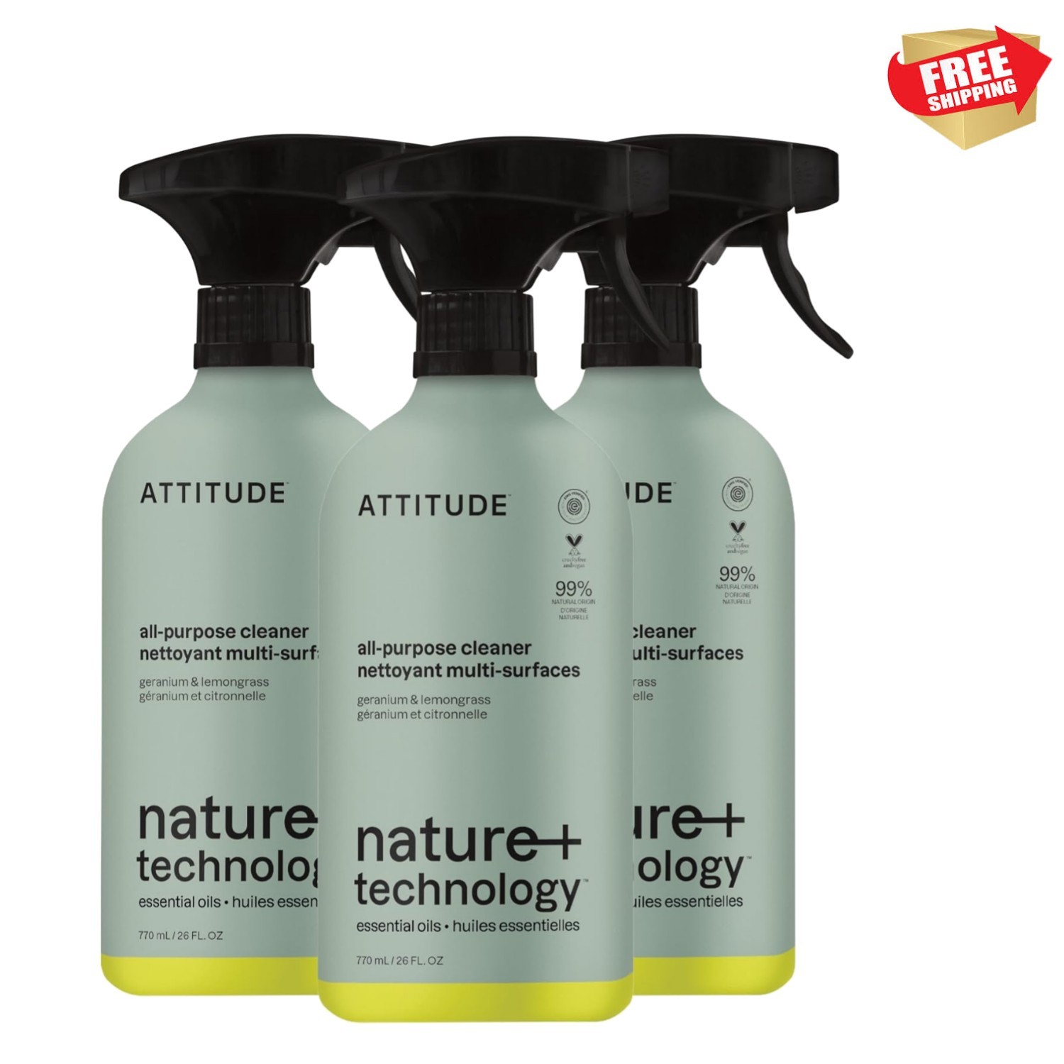 All-Purpose Cleaner Spray, Natural Origin Ingredients, EWG Verified, Removes …