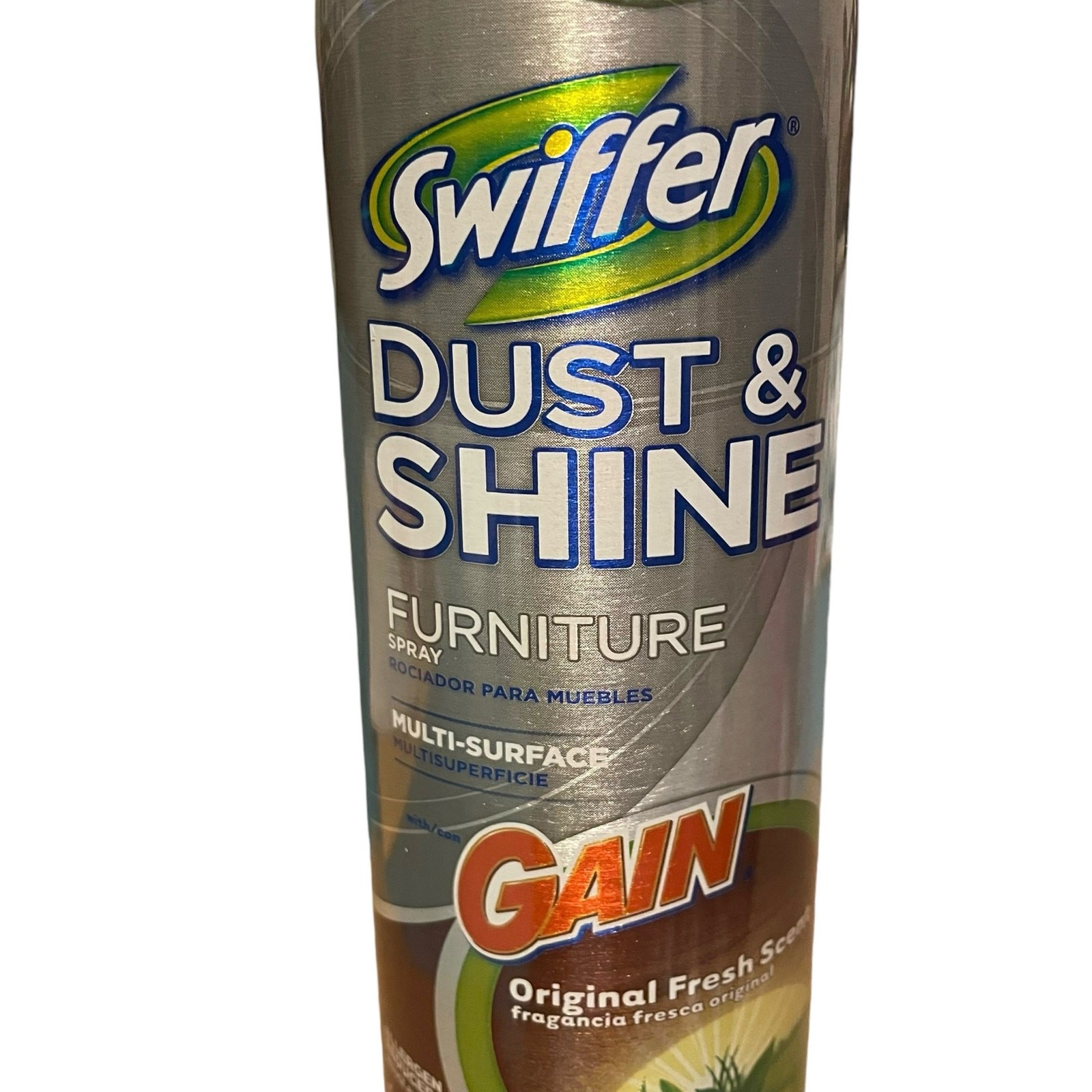 Swiffer Dust & Shine Furniture Spray Gain Original Fresh Scent NEW RARE 9.7 oz