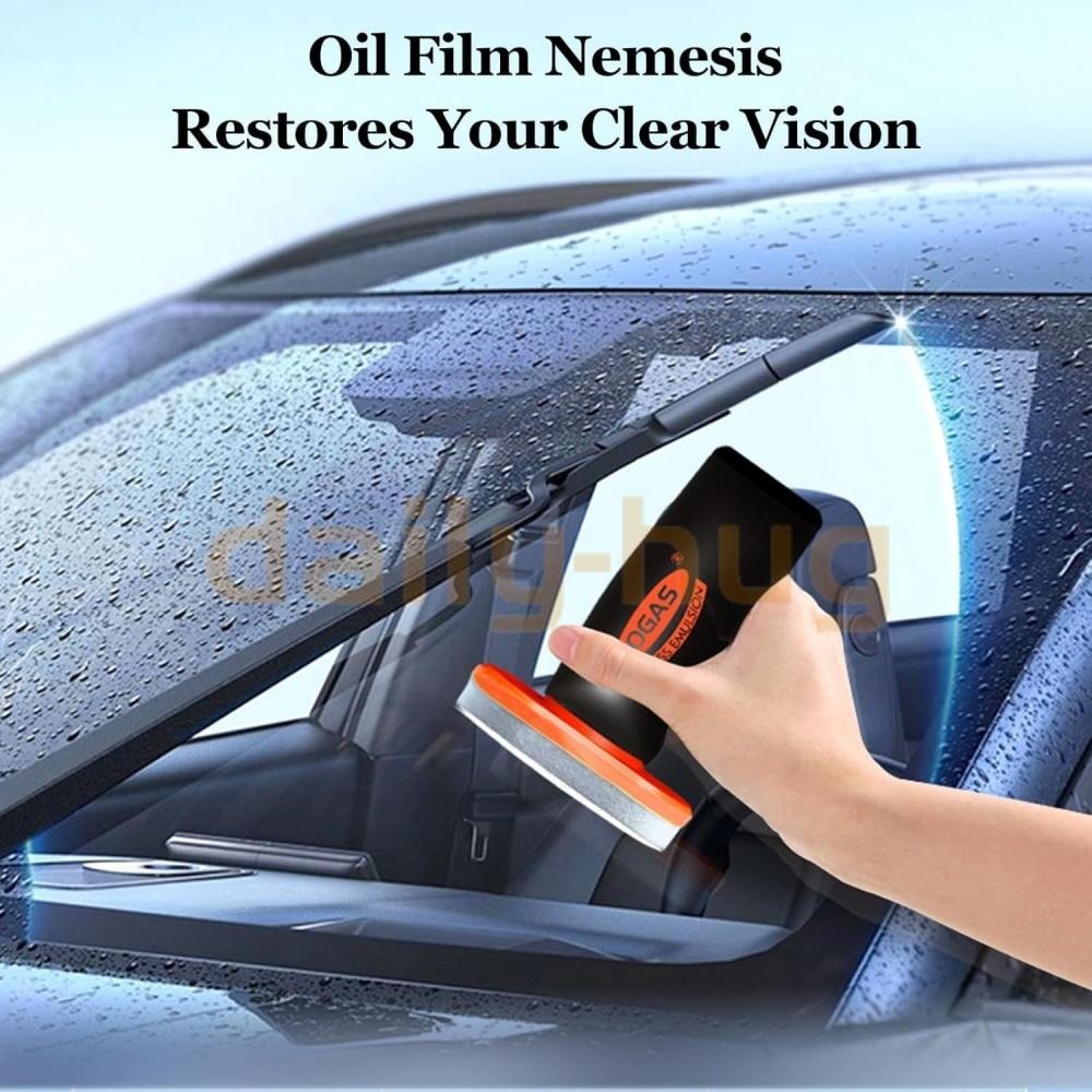 New Glass Guard & Emulsion Cleaner – Oil Film Remover Lotion for Glass Surfac