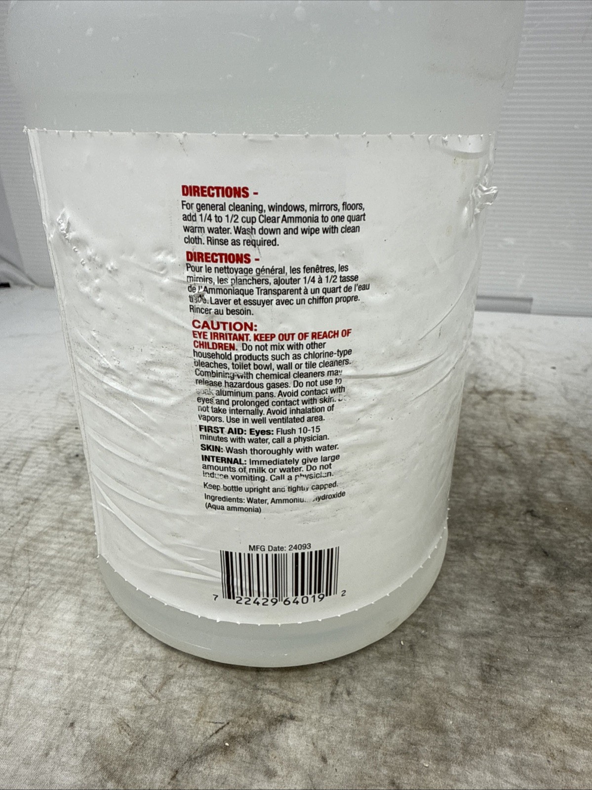 Products La’s Totally Pure Ammonia 64 Oz 2 pack Free Shipping