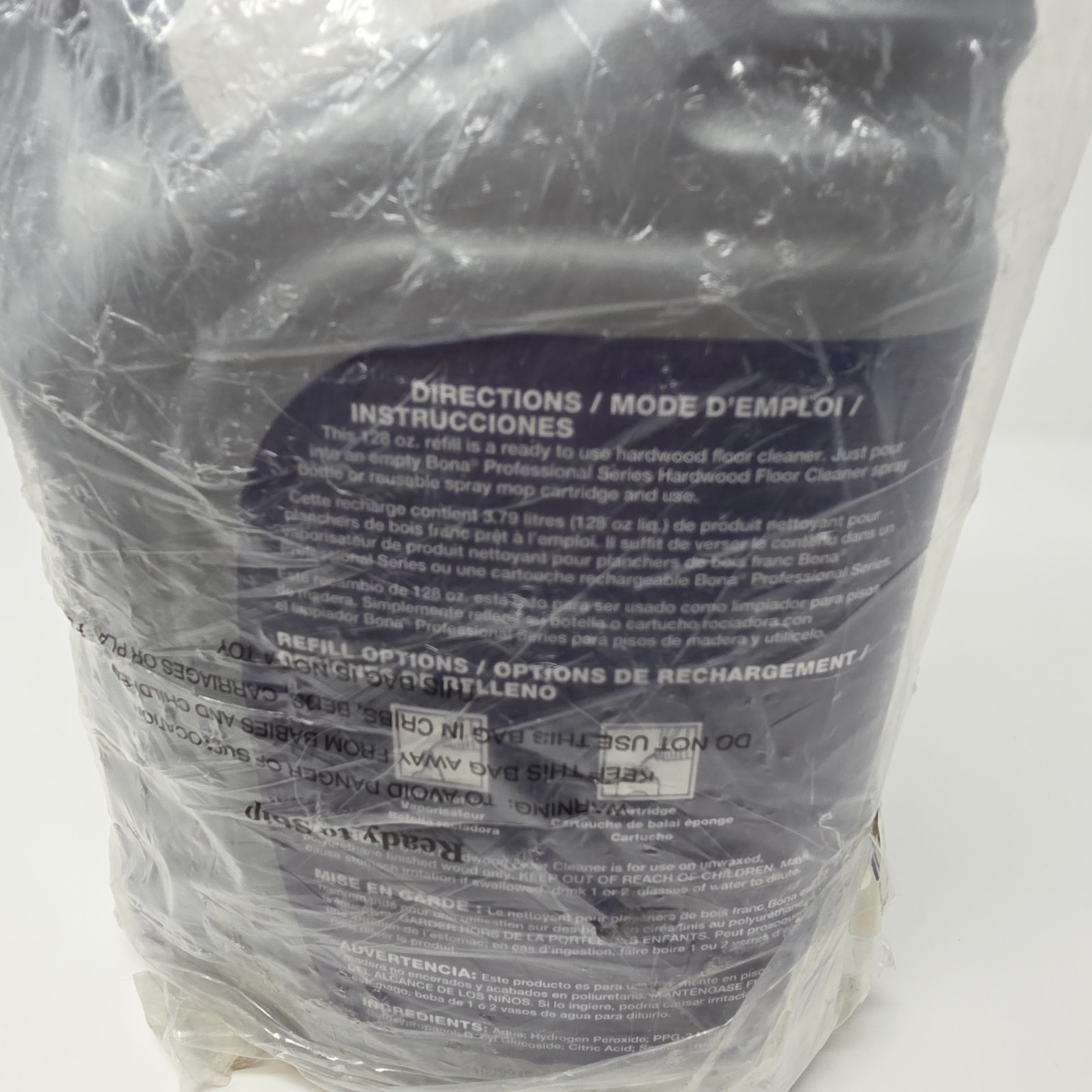 Bona Professional Hardwood Floor Cleaner Refill 128oz New Sealed