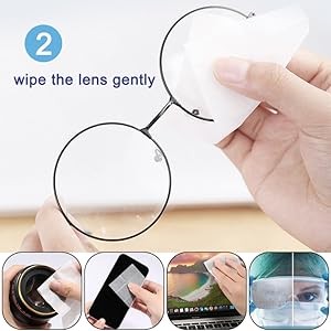 Anti-Fog Wipes for Glasses – Eye Glasses Cleaner Wipes,Indivily