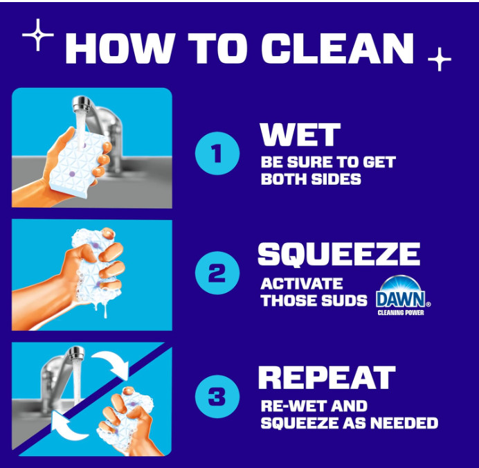Mr. Clean Magic Eraser, Bathroom & Shower Cleaner, Febreze Lavender, 5 Count