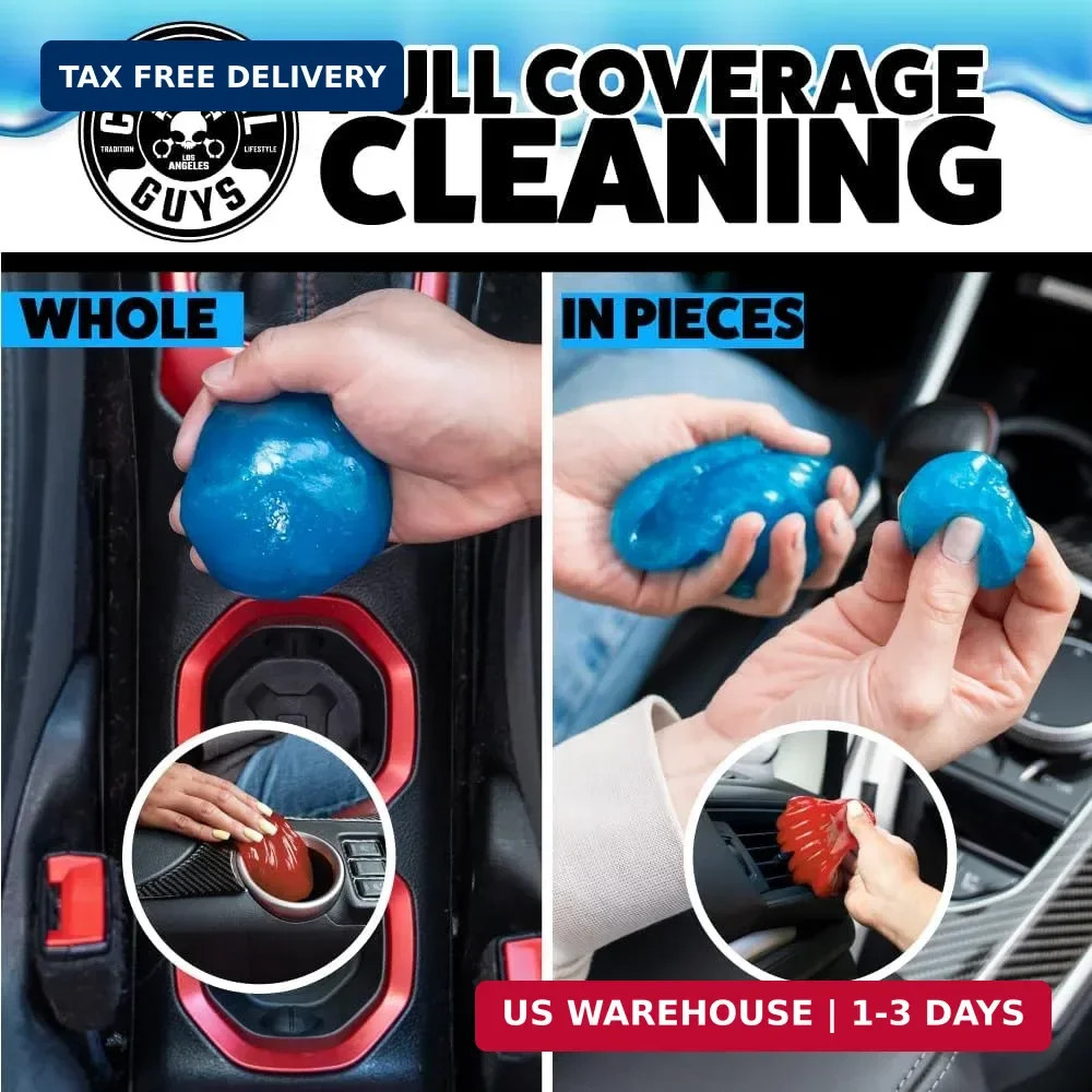 Chemical Guys Sticky Icky Car Cleaning Gel, Green Apple & Sweet Strawberry Scent