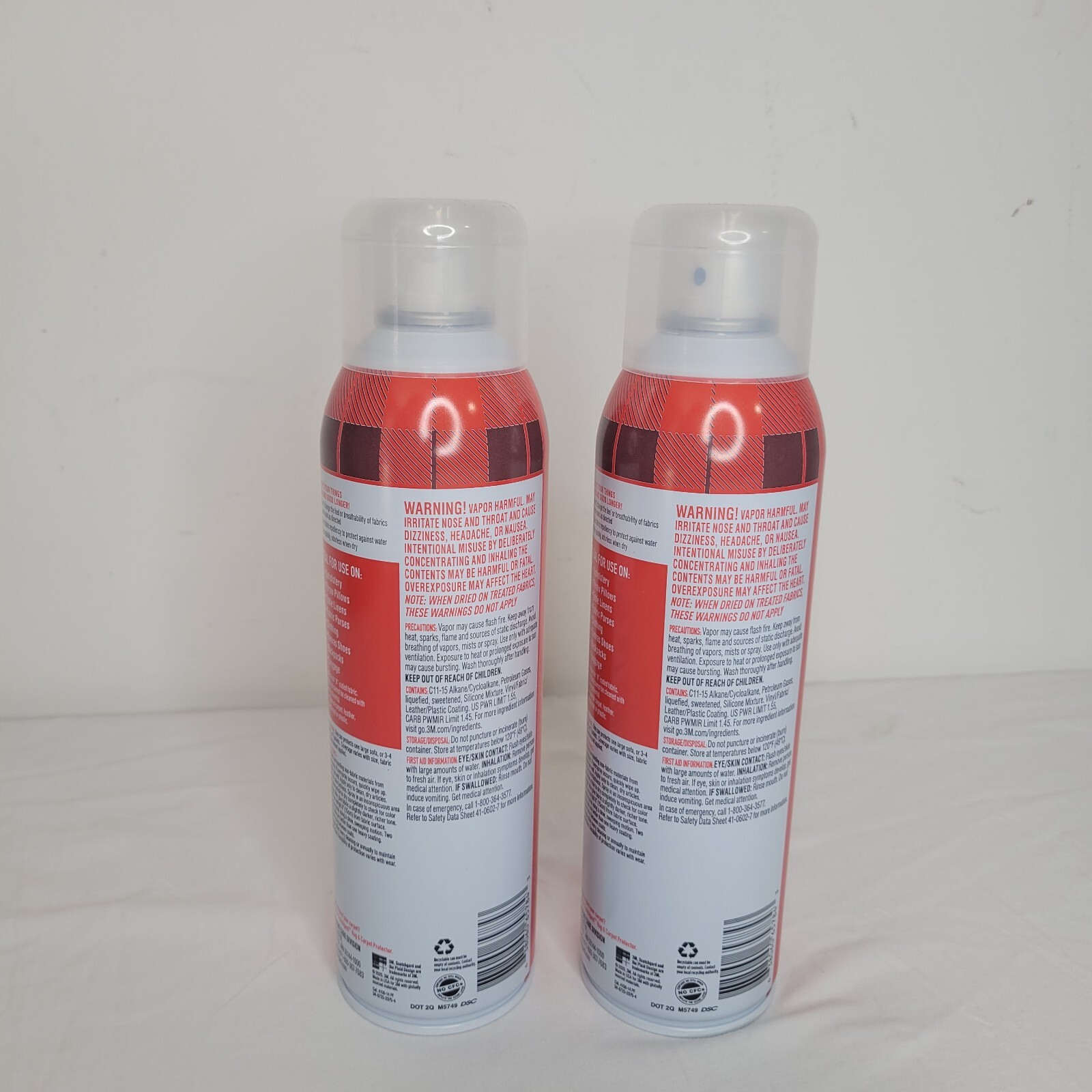 (2-Pack) 3M Scotchgard FABRIC WATER SHIELD Waterproof Clothes Upholstery 13.5oz