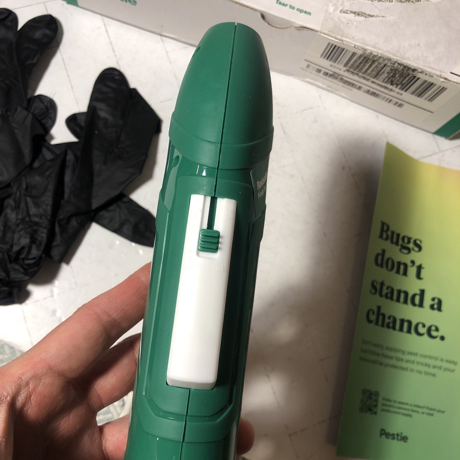 Pestie Reusable Sprayer for Home Barrier Replacement Part – New