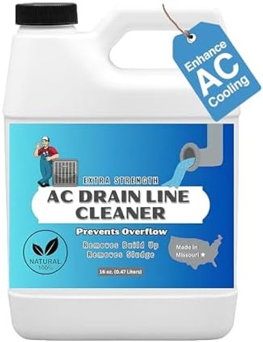 AC Drain Line Cleaner – Extra Strength | Clears Clogs & Buildup in HVAC A/C &…