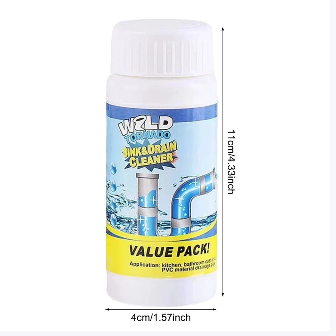 1~5x Wild Tornado Powerful Sink Drain Cleaner High Efficiency Clogging Cleaner