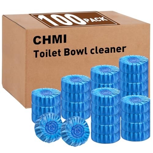 100 Pack Toilet Bowl Cleaner Tablets, Long-Lasting Bathroom Toilet Tank Cleaner.