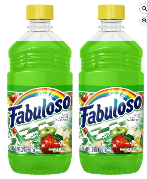 2-Pack Fabuloso Passion Fruit Multi-Purpose Cleaner 2X Concentrated Formula