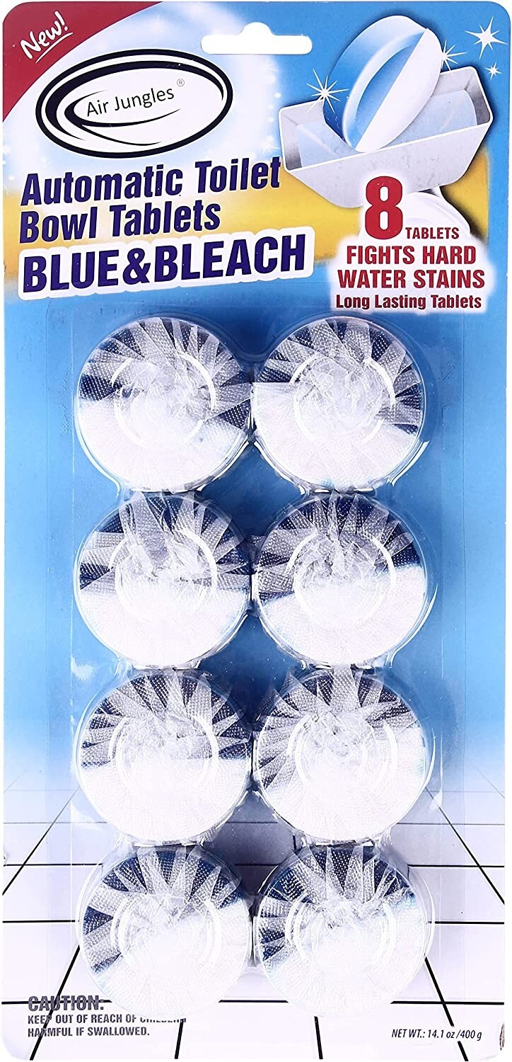 Air Jungles Automatic Cleaner & Bleach Tablets (8 Packs)