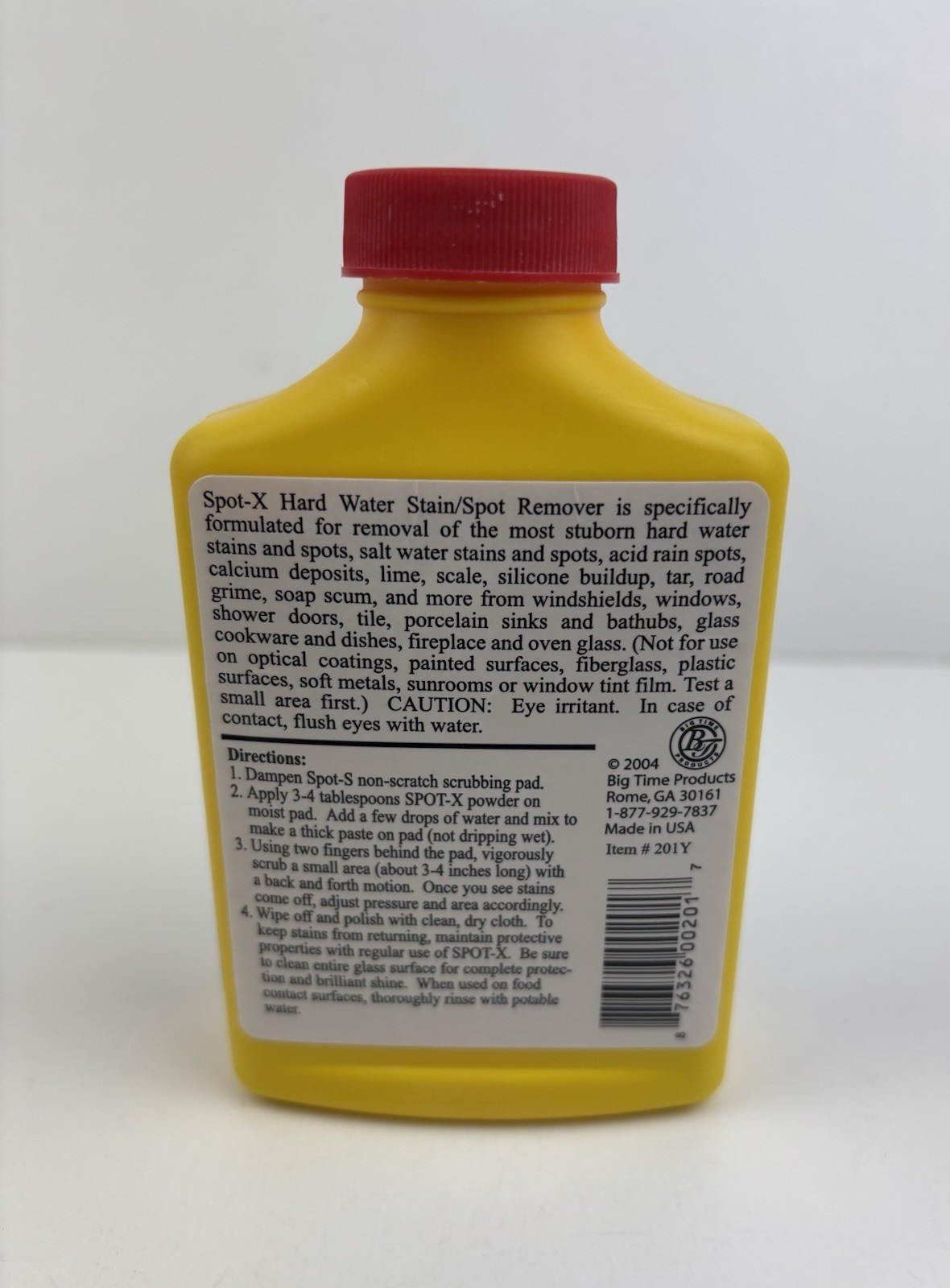Spot -X Hard Water Stain / Spot Remover NOS (1 Bottle) 7 Ounces