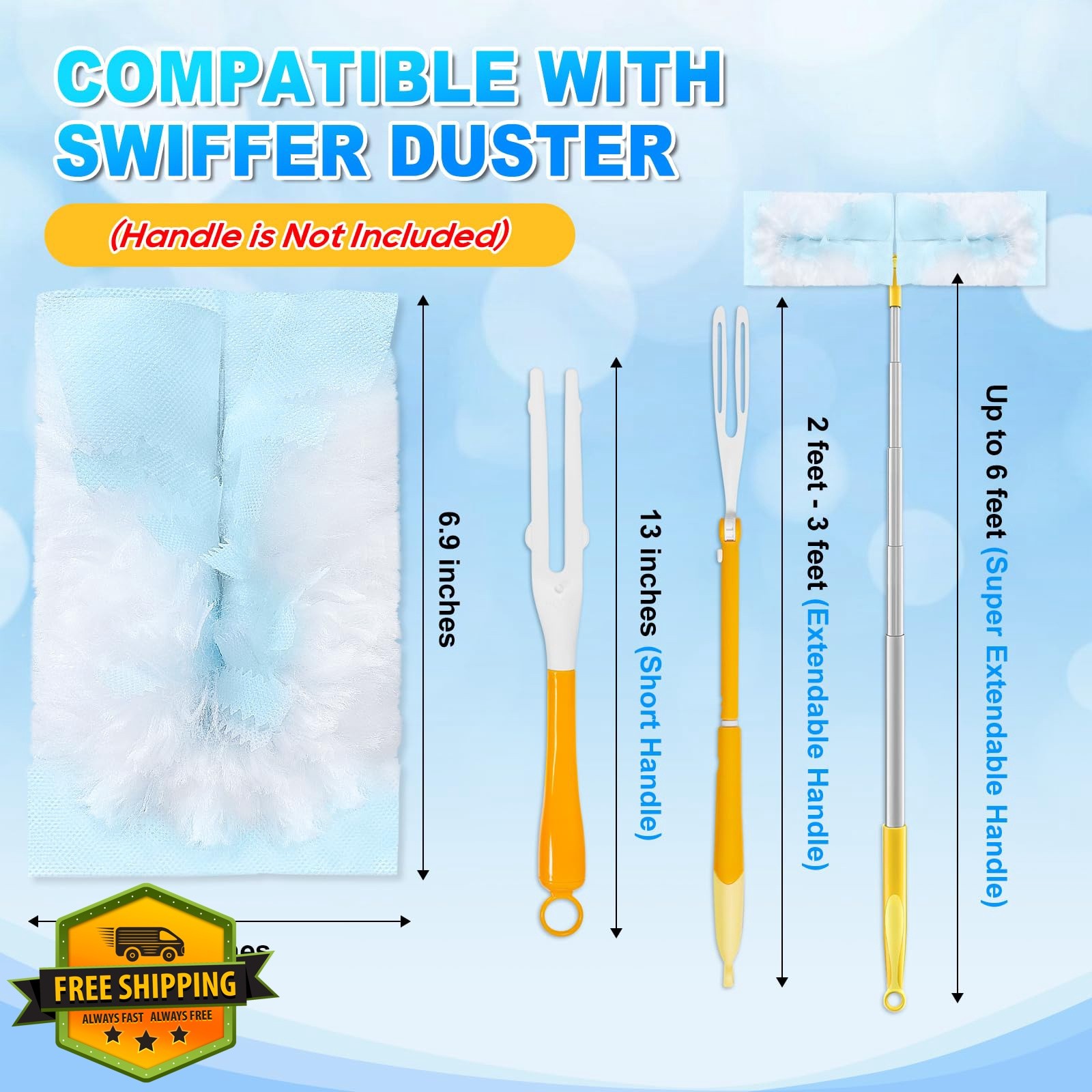 YagoDago Duster Refills 30 Pack Unscented