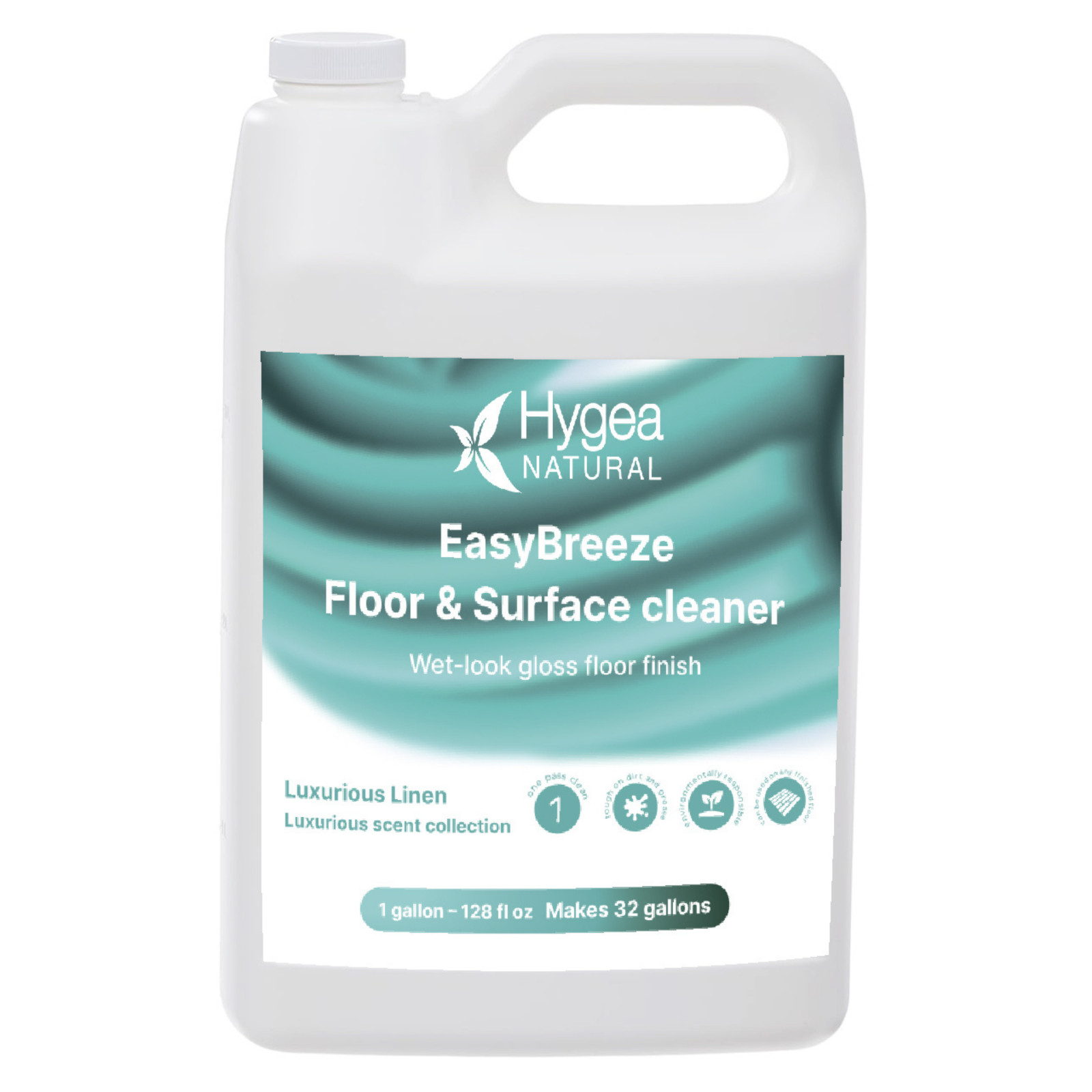 Hygea Natural Luxurious Linen Floor Cleaner, Non Toxic Cleaning Supplies