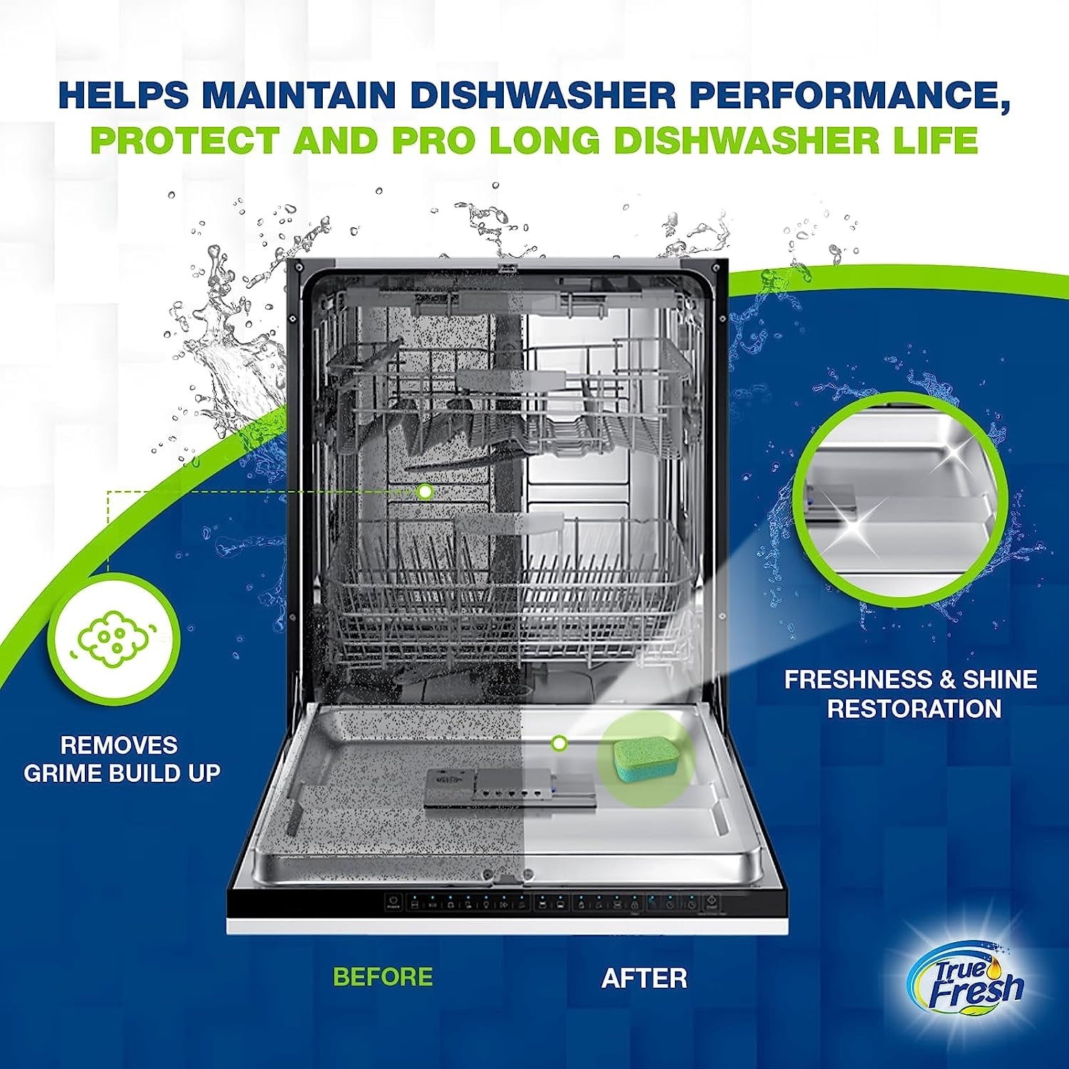 FREESHIP True Fresh Washing Machine & Dishwasher Cleaner 24 Pack Each