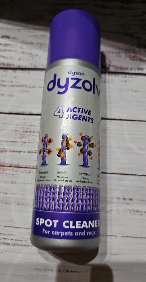 Dyson Dyzolv Spot Cleaner with 4 Active Agents for Carpets & Rugs 8.5 oz – New
