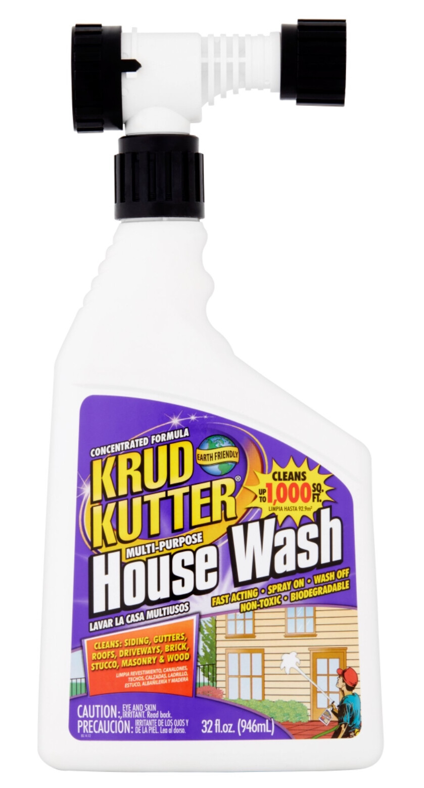 Krud Kutter Concentrated Formula Multi-Purpose House Wash, 32 oz, Hooks to Hose