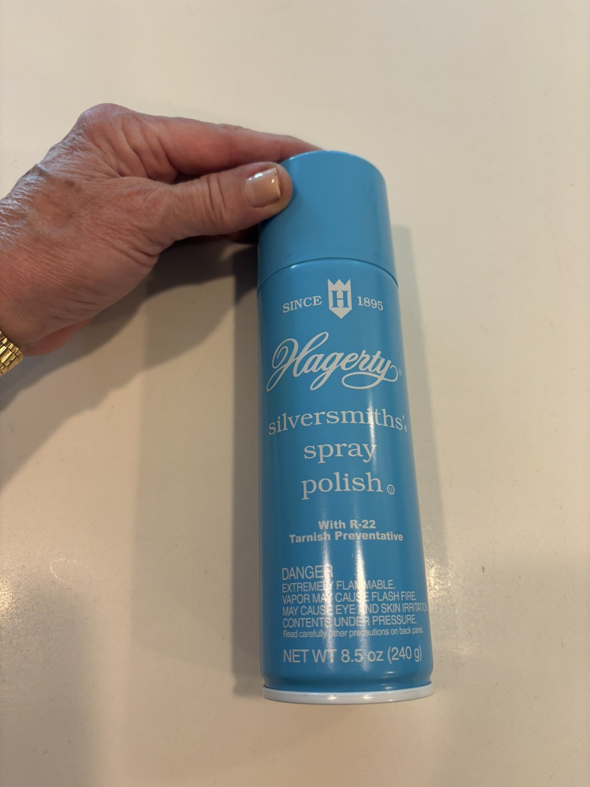 Hagerty Silversmiths Spray Polish With R-22 tarnish prevent 8.5oz. FULL
