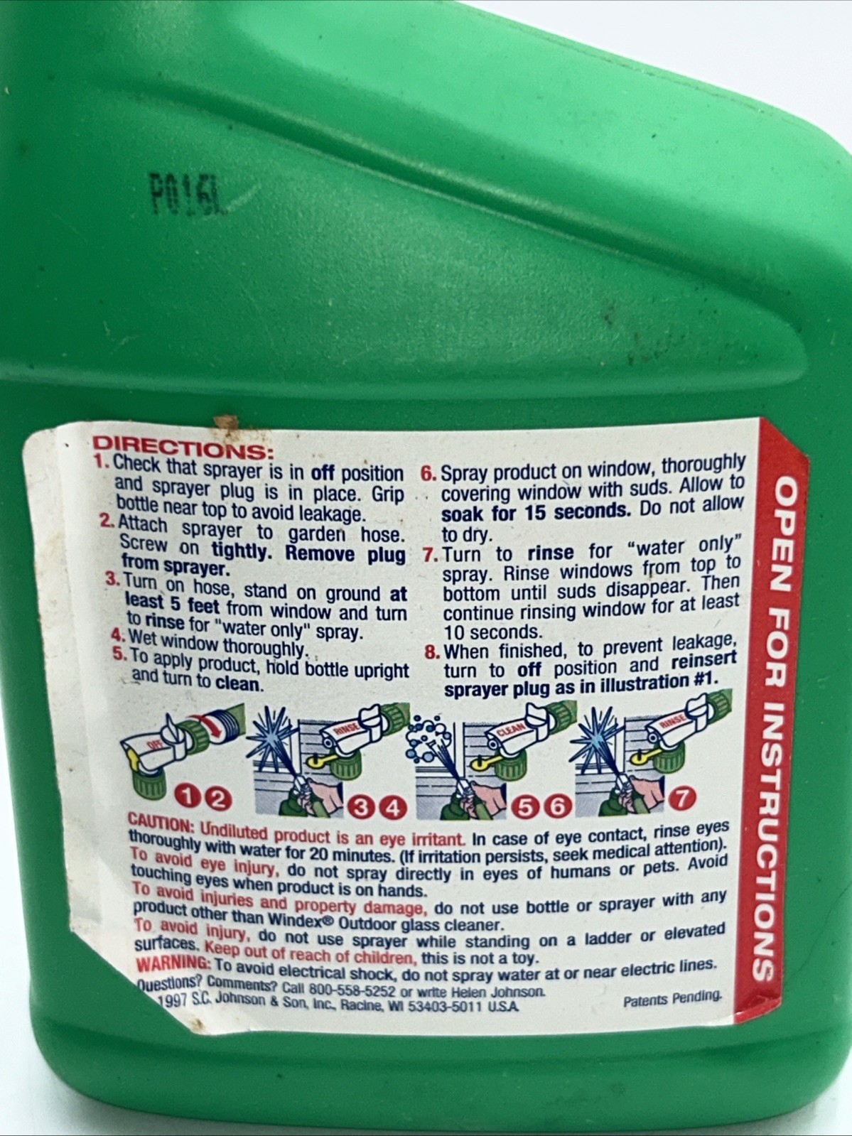 Discontinued Windex Outdoor Window Glass Cleaner Concentrate 32 Oz New Old Stock