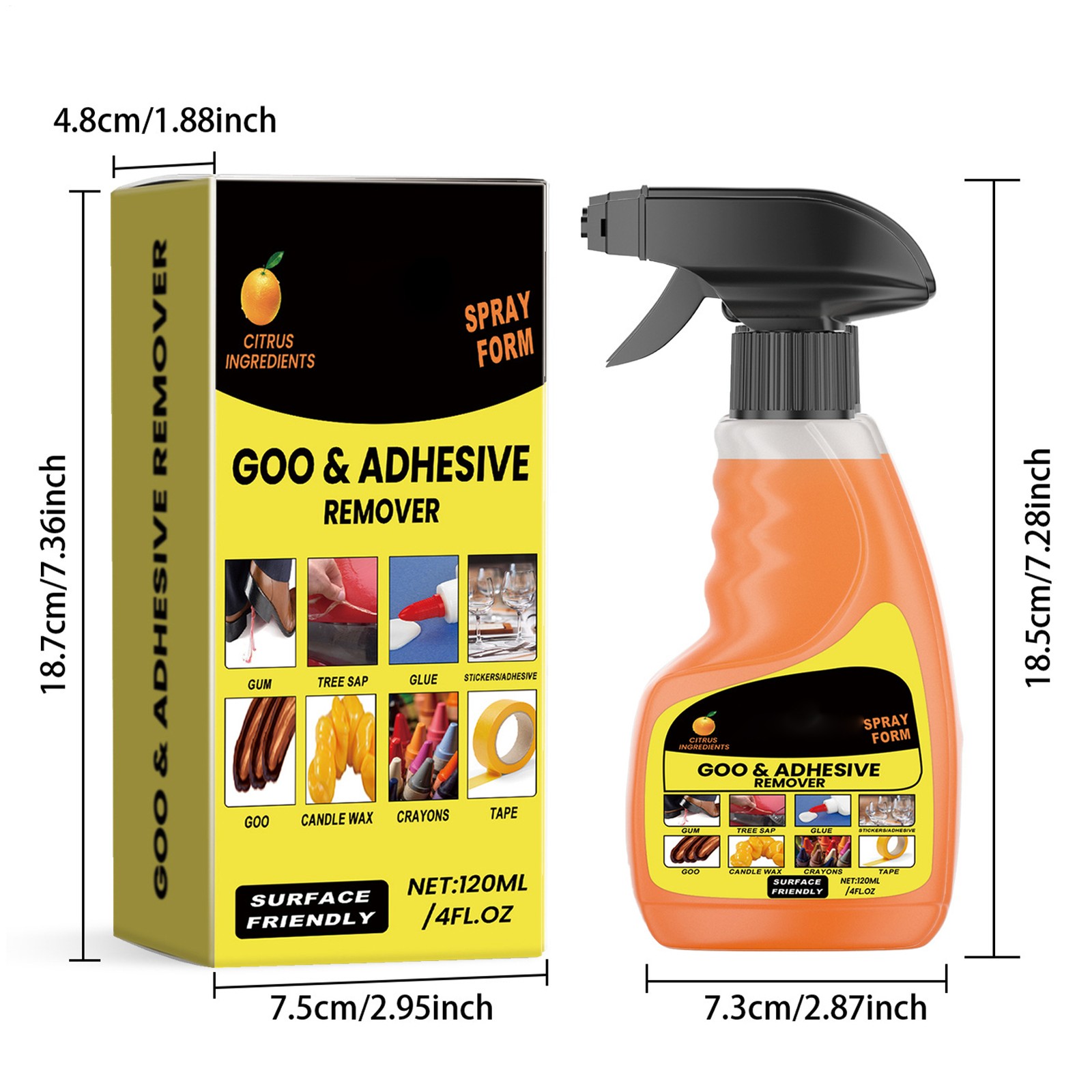 Cars Adhesive Remover Glue Removal Liquid Tape Remover Sticker Lifter