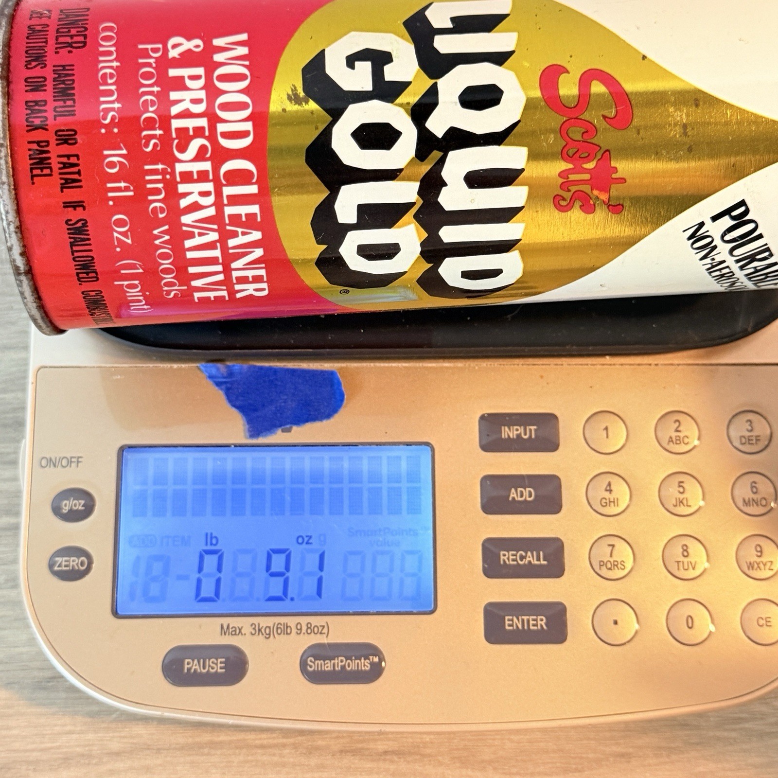 Two VTG Scott’s LIQUID GOLD Pourable Wood Cleaner & Preservative 90% & 40% Prop