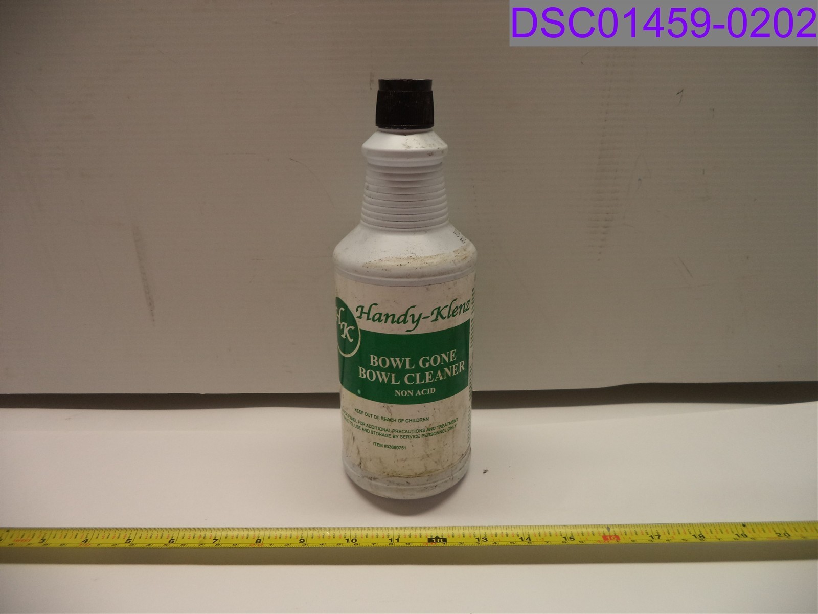Qty = 96 oz (3 Bottles x 32 oz): Handy-Klenz Bowl Gone Bowl Cleaner 33660751
